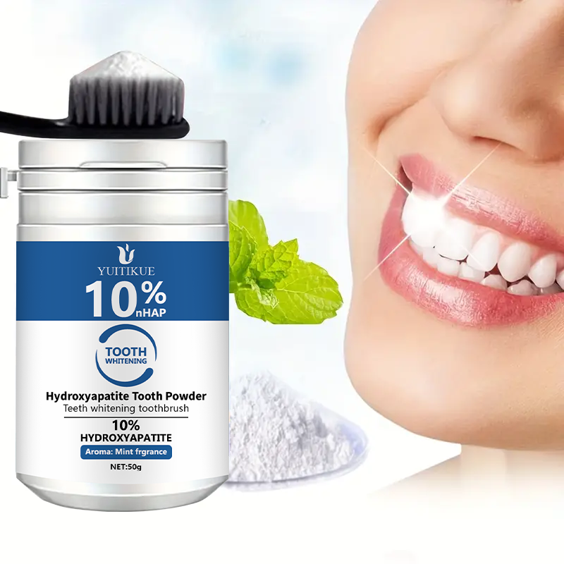 Teeth Whitening Bleach - ผงขัดฟัน YUTIKUE 10% nHAP 50 กรัม