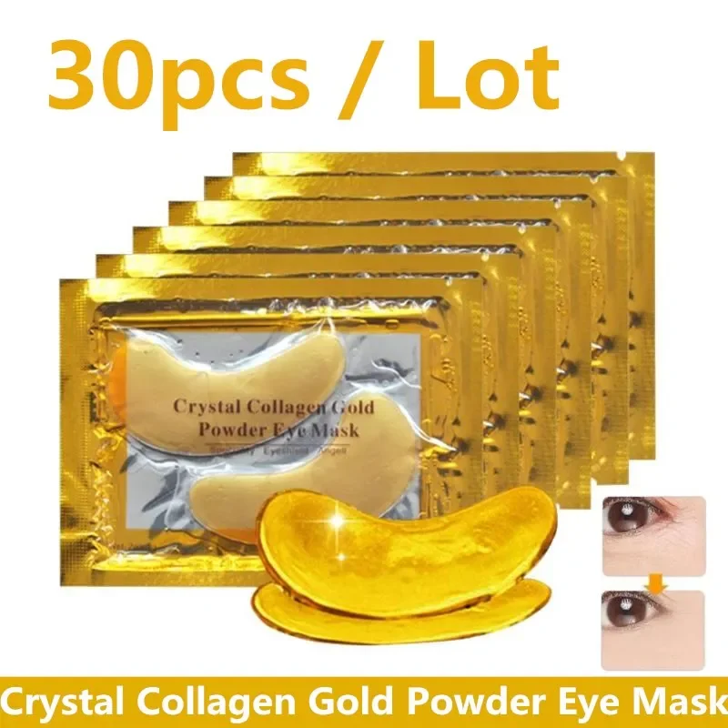 Whitening Powder Activated - คริสตัลคอลลาเจน Gold Powder Eye Mask Anti-Aging
