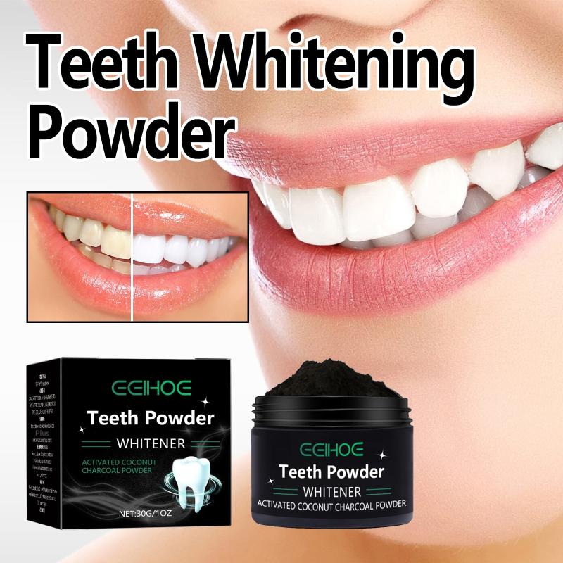 Teeth Whitening Filter - ผงถ่านไม้ไผ่ฟอกฟันขาวอย่างเป็นธรรมชาติ ขจัดคราบ ทำความสะอาดช่องปาก ชุดดูแลลมหายใจสดชื่น