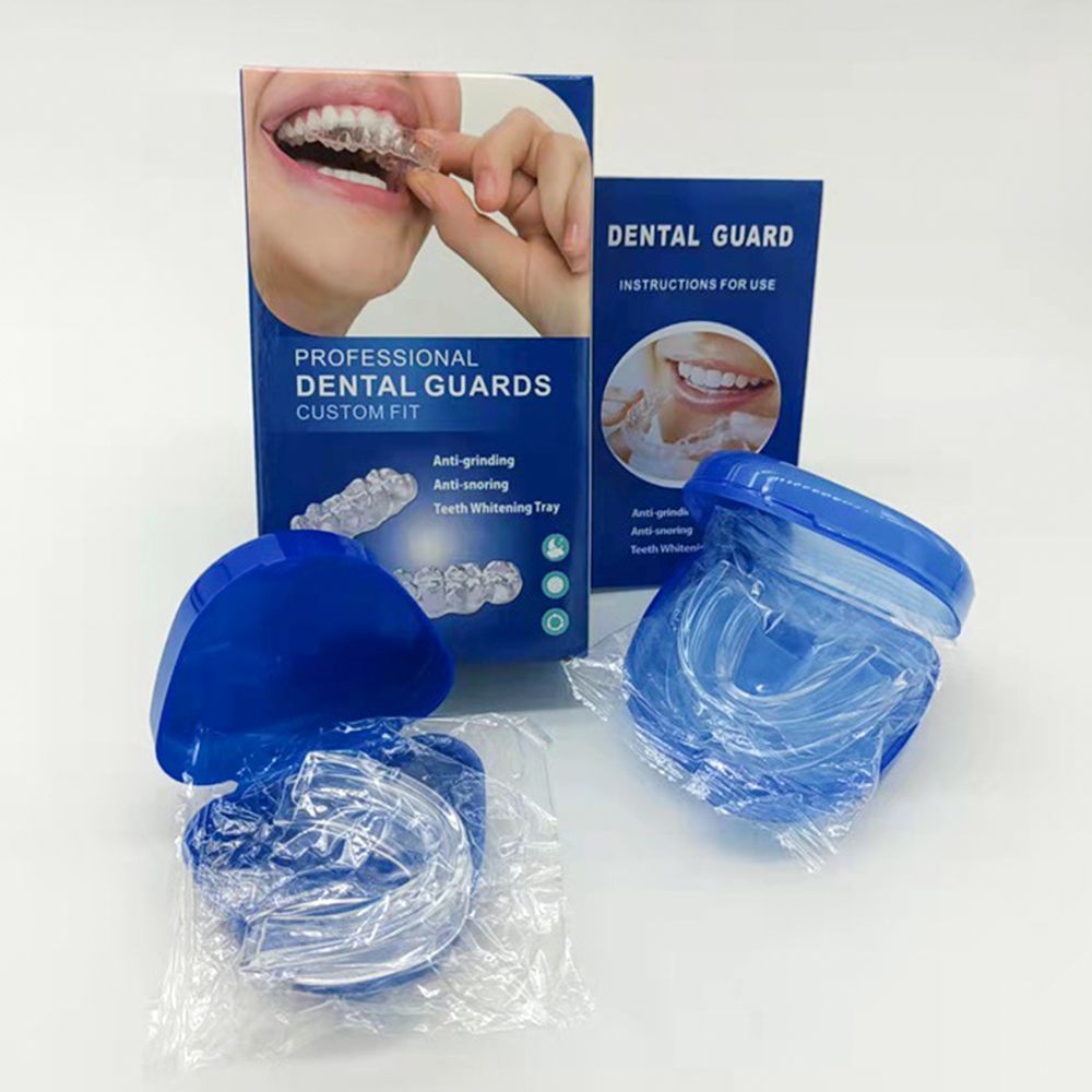 Teeth Whitening Bleach - บดแน่นหยุดการนอนกรนกล่องฟันทันตกรรม Care Night Mouthguard จัดฟันกล่องฟอกสีฟันถาด Bleach