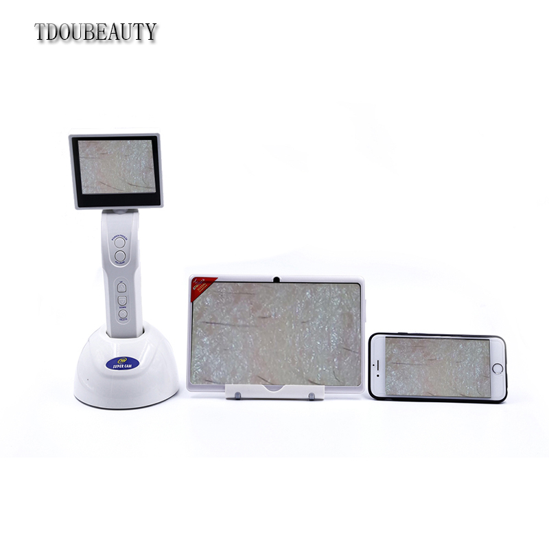 Teeth Whitening Video - เครื่องวิเคราะห์ผิวหนังและหนังศีรษะแบบพกพา BM-199 พร้อม Wi-Fi CMOS ความละเอียดสูง