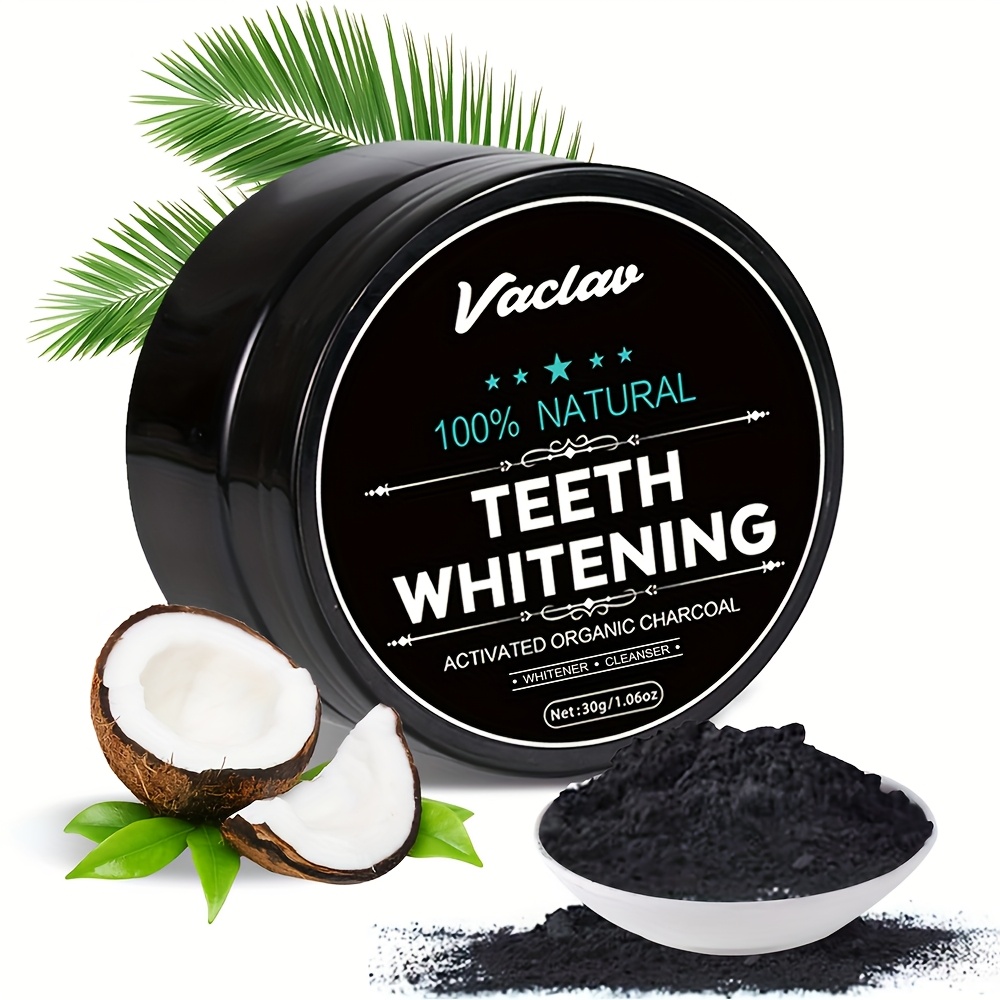Teeth Whitening Filter - ผงฟอกสีฟันถ่านกัมมันต์วาคลาว, ผงทำความสะอาดฟันถ่านไม้ไผ่, ผงถ่านกัมมันต์จากกะลามะพร้าว