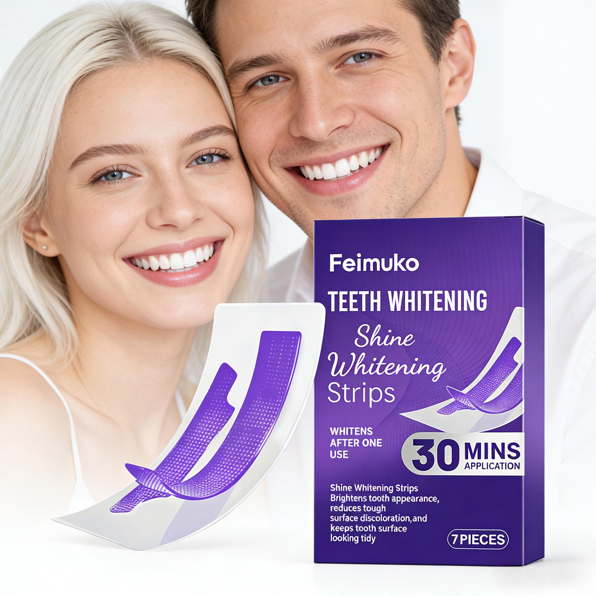 Teeth Whitening Session - แถบฟอกสีฟัน ลดความไวต่อการระคายเคือง ขจัดคราบพลัค ฟันขาวอย่างมืออาชีพ ฟอกสีฟันแบบไม่เจ็บปวด การดูแลฟัน