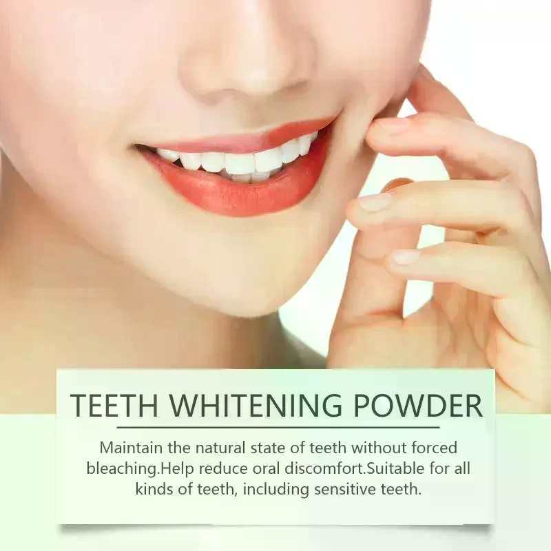 Teeth Whitening Natural - 15 กรัม ผงฟอกสีฟัน ขจัดกลิ่นไม่พึงประสงค์ ดูแลสุขภาพช่องปาก ลดอาการไม่สบายในช่องปาก
