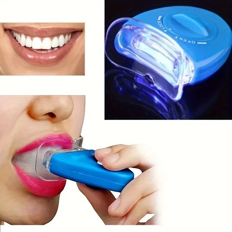 Teeth Whitening Video - LED ฟอกสีฟันแสงไวท์เทนนิ่งแสงสีฟ้าแสง UV ฟอกสีฟันเลเซอร์ฟอกสีฟันโคมไฟฟอกสีฟันส่วนบุคคลการรักษาทันตกรรม