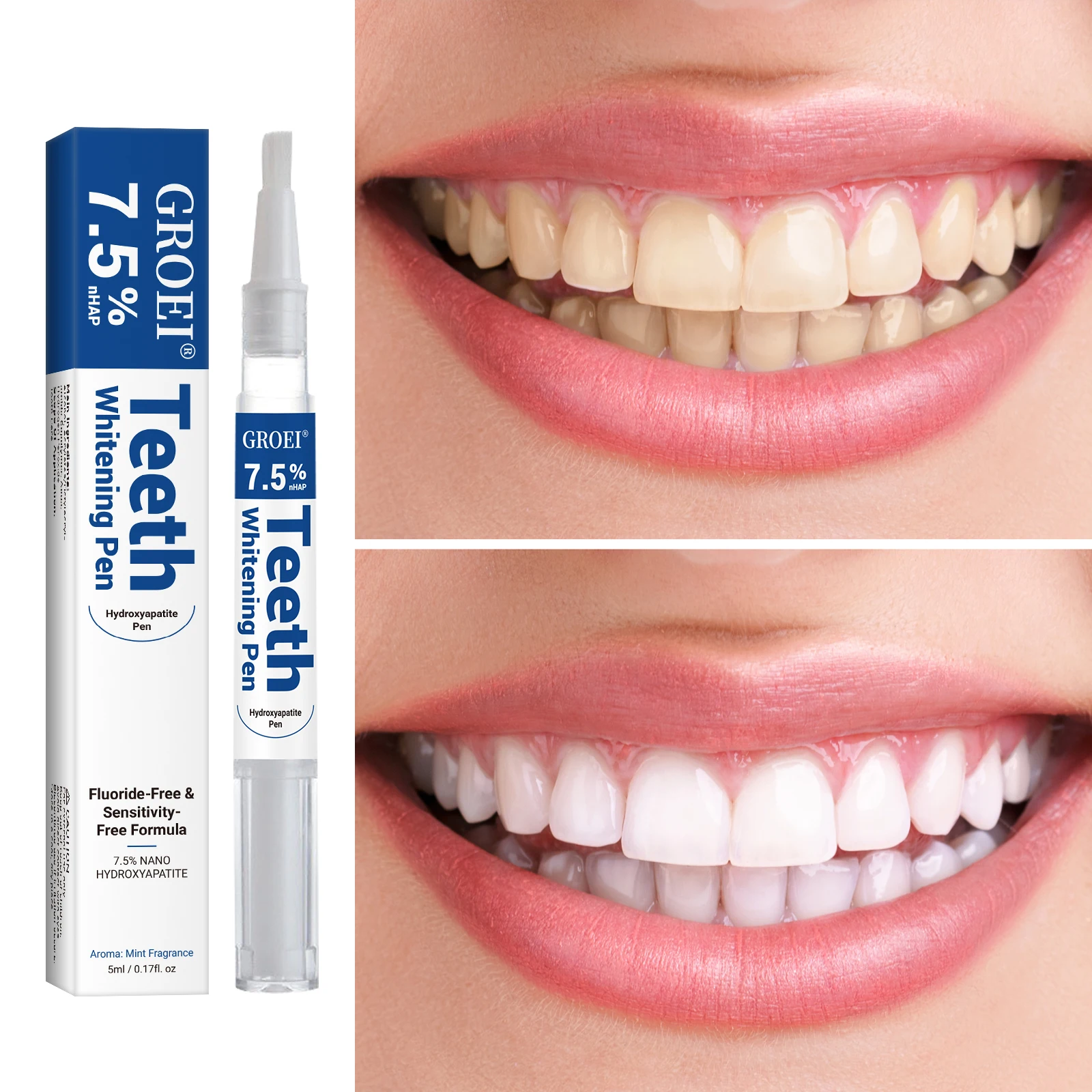 ปากกาฟอกสีฟันไฮดรอกซีอะพาไทต์  - Teeth Whitening Session บทวิจารณ์และราคา