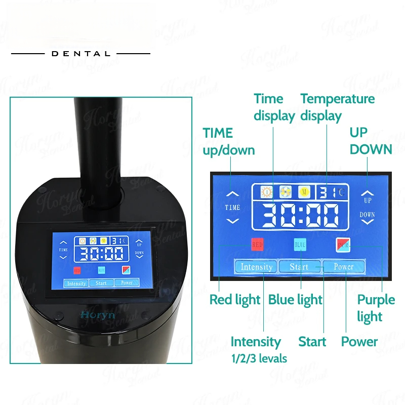 เครื่องฟอกสีฟันแบบยกได้ 80W พร - Teeth Whitening Video บทวิจารณ์และราคา