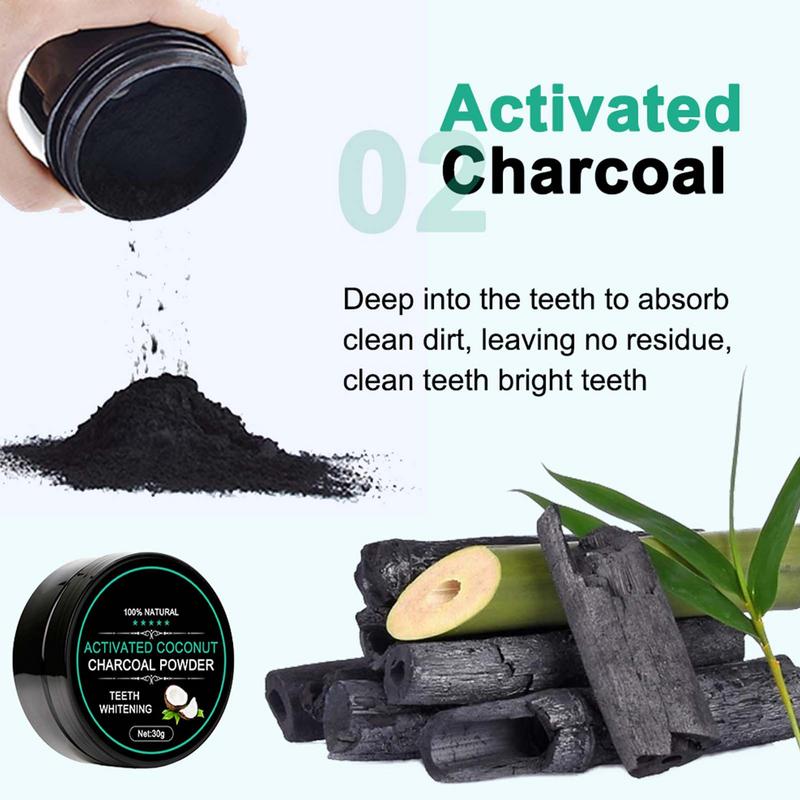 ผงยาสีฟันถ่านผงถ่านกัมมันต์ผงถ - Teeth Whitening Filter บทวิจารณ์และราคา
