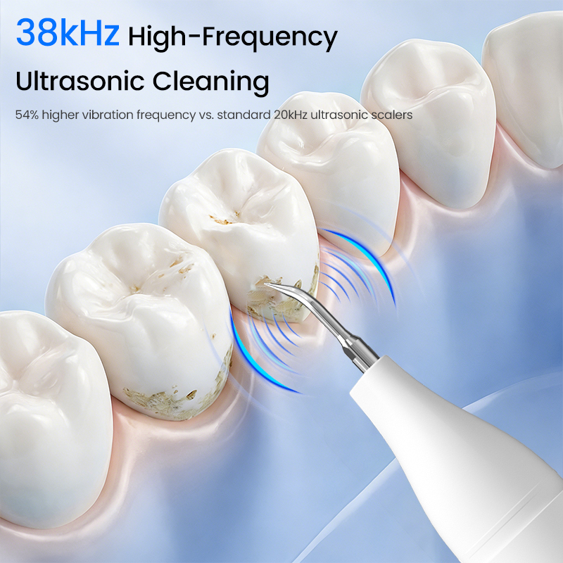เครื่องทำความสะอาดฟันด้วยคลื่น - Teeth Whitening Video บทวิจารณ์และราคา