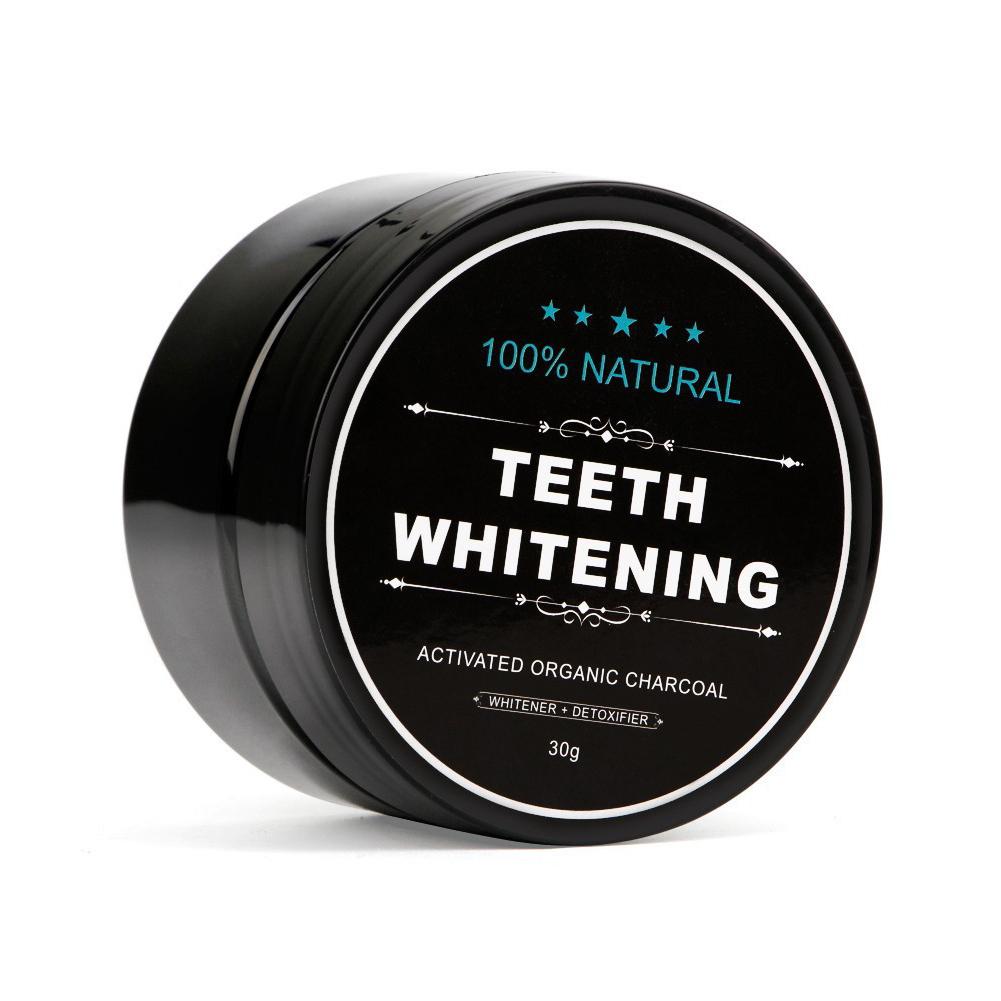 ผงฟอกสีฟันธรรมชาติ ออร์แกนิค ถ - Teeth Whitening Activated Organic Charcoal บทวิจารณ์และราคา