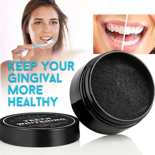 ผงถ่านกัมมันต์สีขาวบรรจุฟอกสีฟ - Whitening Powder Activated บทวิจารณ์และราคา