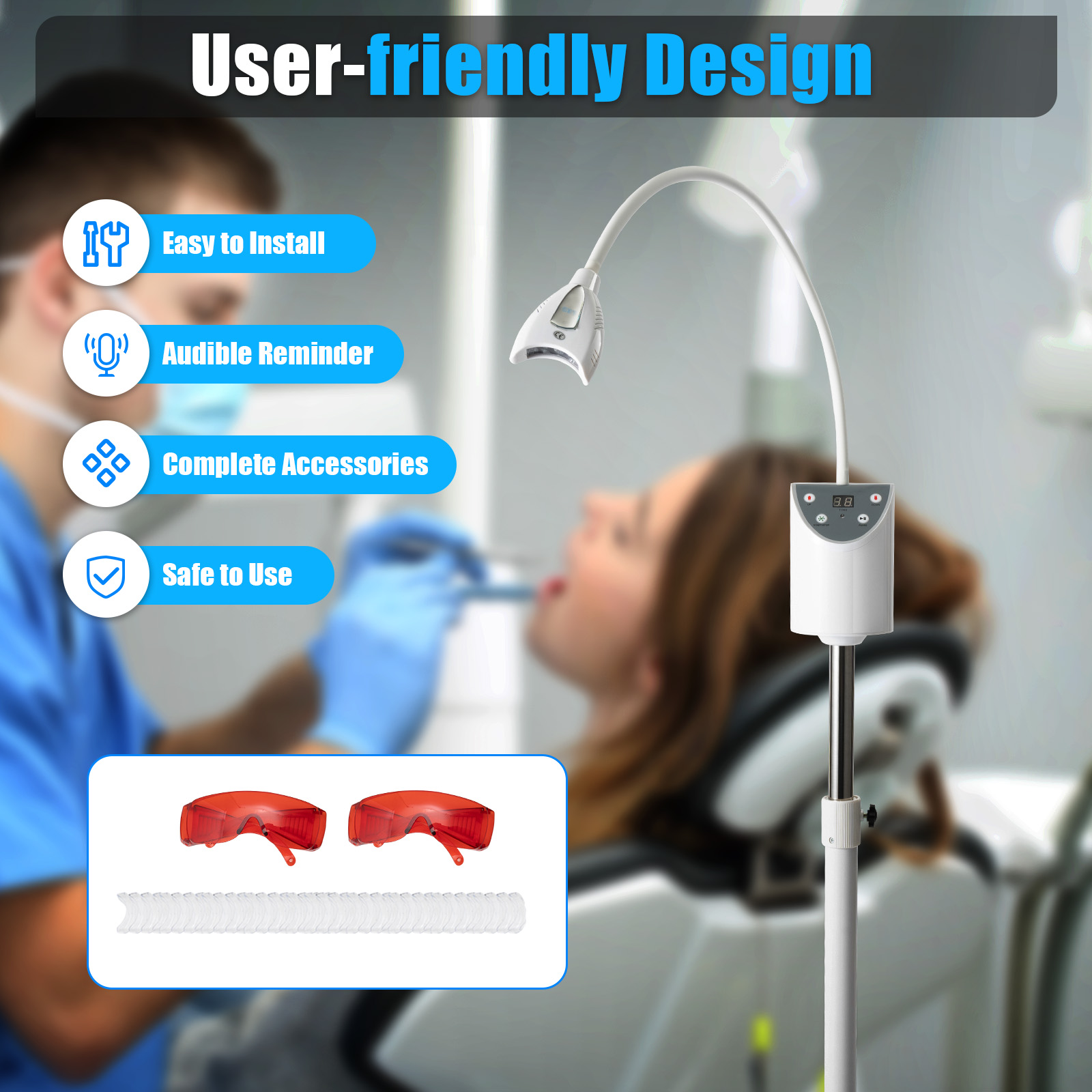 Professional ทันตกรรมเครื่องฟอ - Teeth Whitening Video บทวิจารณ์และราคา