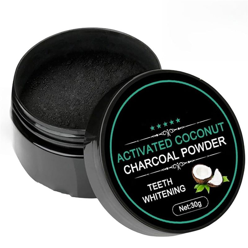 【สินค้ายอดนิยมของผู้บริโภค】ผงฟ - Teeth Whitening Activated Organic Charcoal บทวิจารณ์และราคา