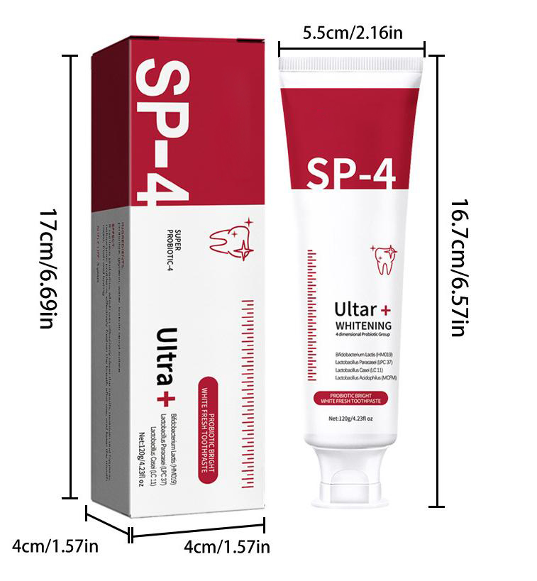 ชุดยาสีฟันโปรไบโอติก SP-10 และ - Teeth Whitening Xylitol บทวิจารณ์และราคา
