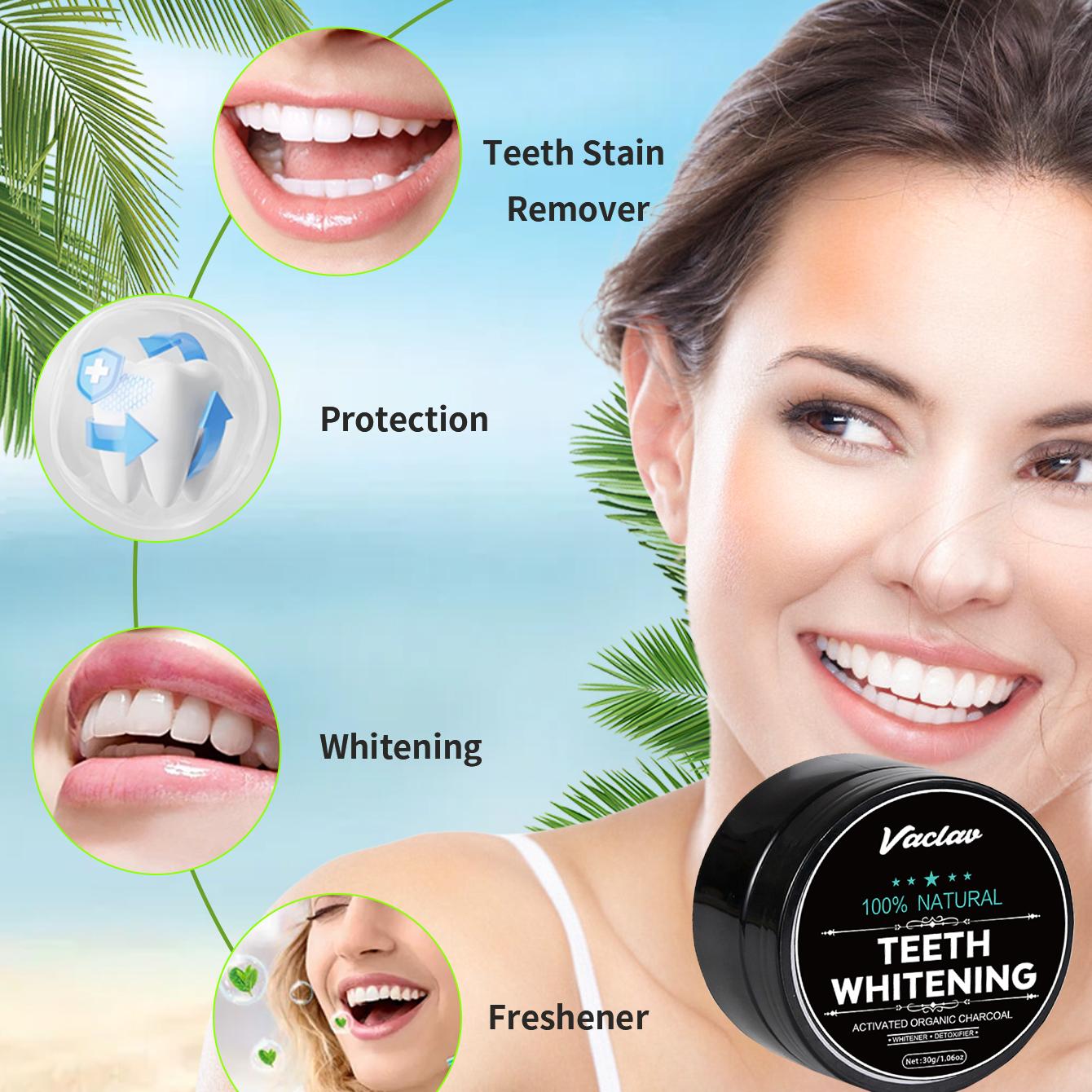 ผงฟอกสีฟันถ่านกัมมันต์วาคลาว,  - Teeth Whitening Filter บทวิจารณ์และราคา