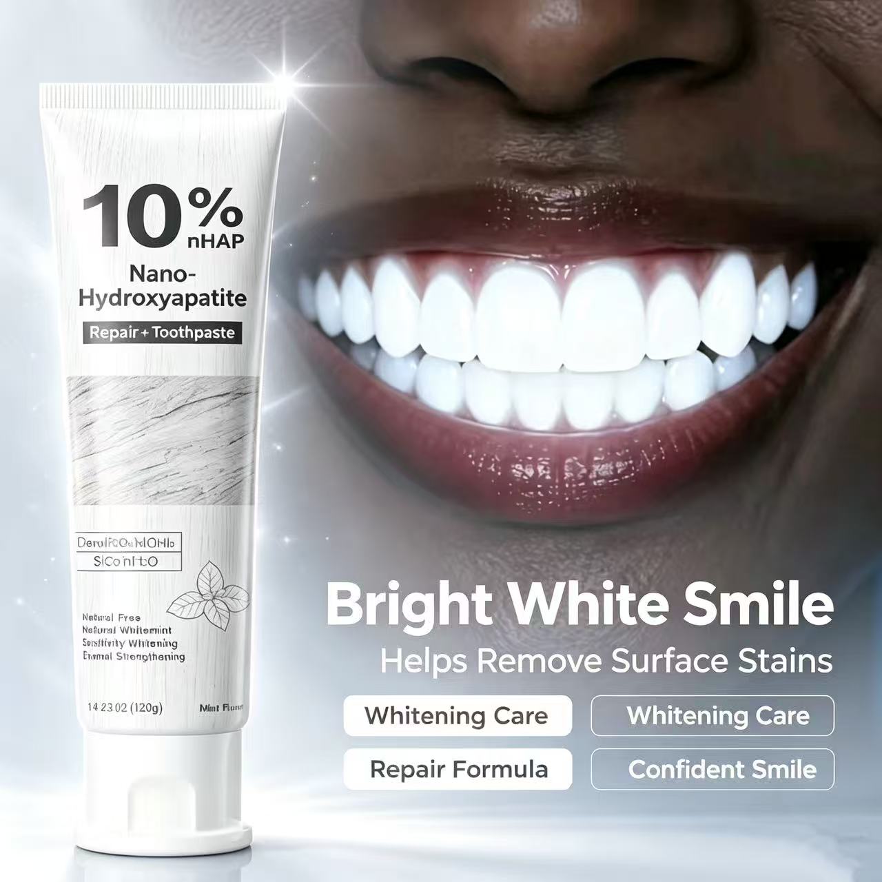 ยาสีฟันไฮดรอกซีอะพาไทต์ 10% ช่ - Teeth Whitening Natural บทวิจารณ์และราคา