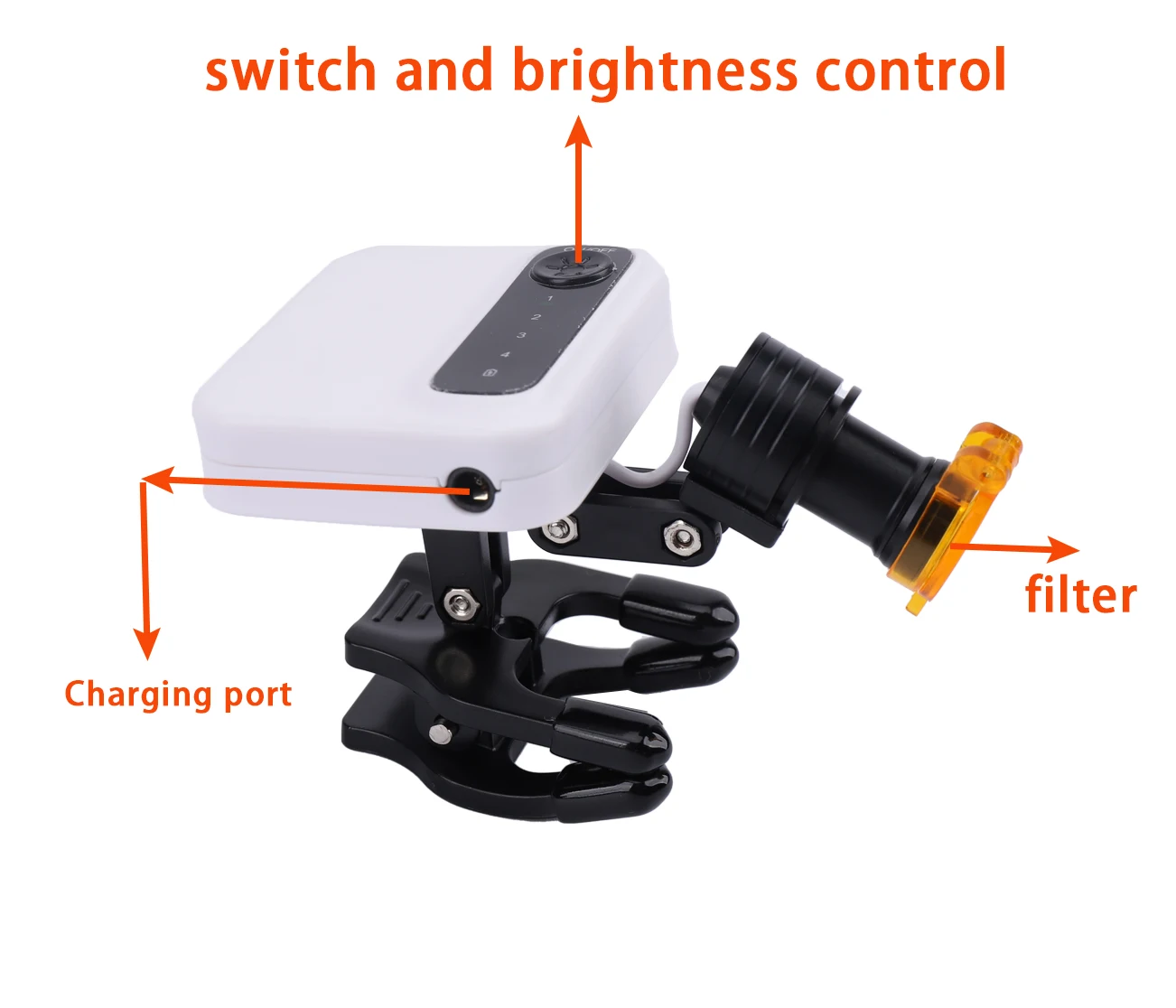 ไฟฉายไร้สาย 5W แบบพกพาพร้อมฟิล - Teeth Whitening Filter บทวิจารณ์และราคา