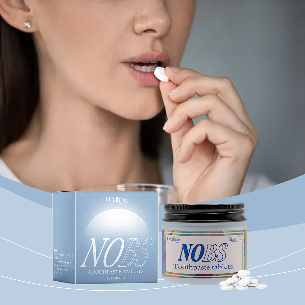 แท็บเล็ตยาสีฟัน NOBS - นาโนไฮด - Teeth Whitening Xylitol บทวิจารณ์และราคา