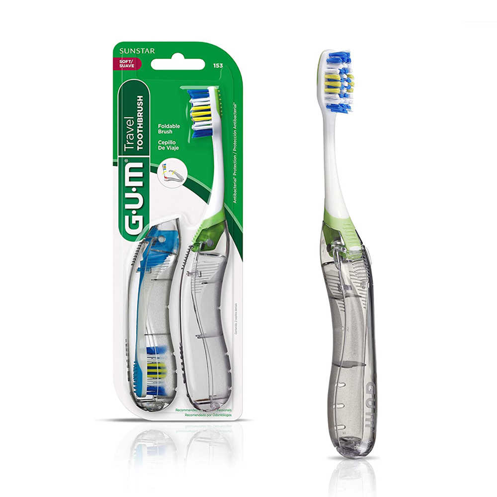 Gum แปรงสีฟันเวลาเดินทางแบบพับ - Teeth Whitening In Japan บทวิจารณ์และราคา