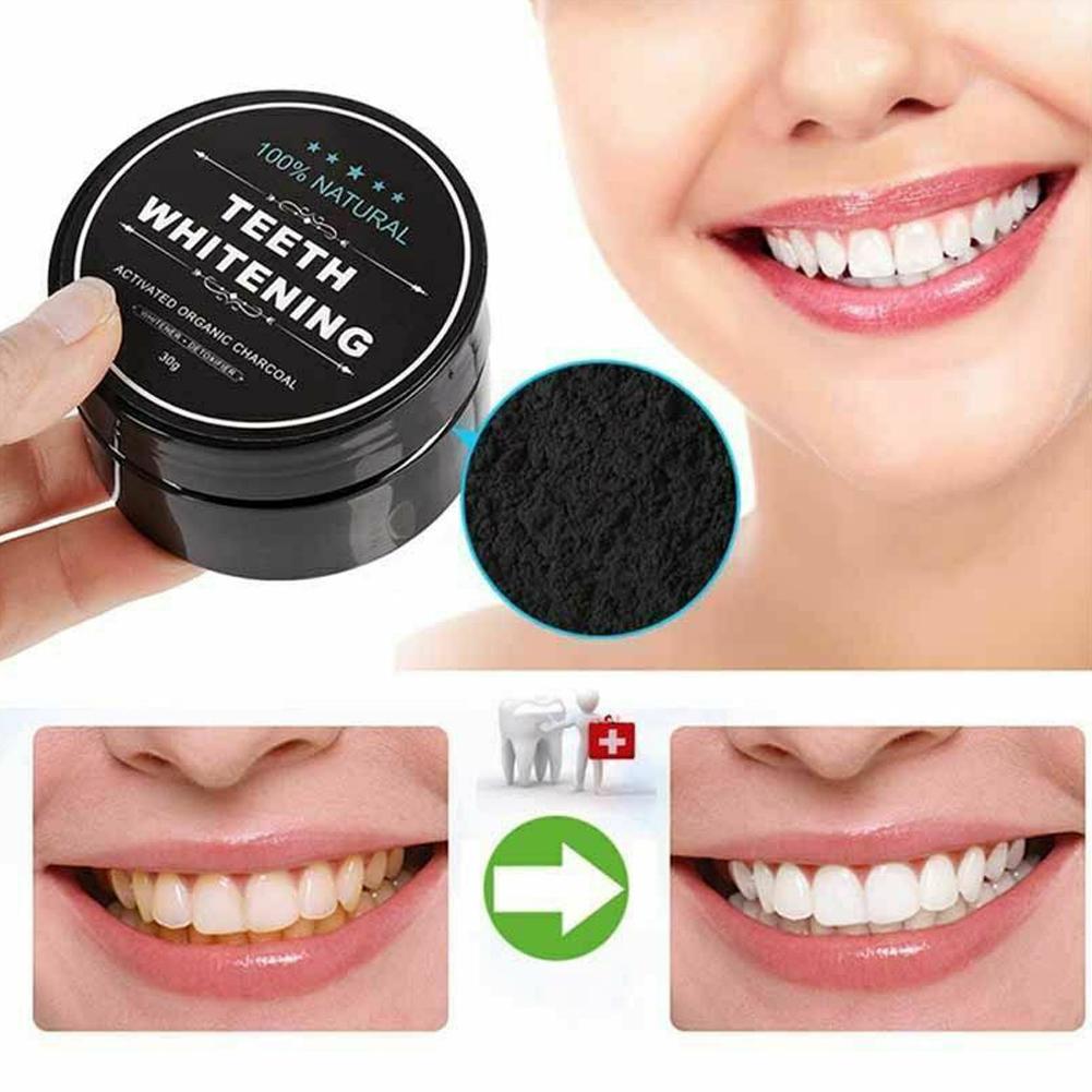 ผงถ่านกัมมันต์ออร์แกนิคสำหรับข - Whitening Powder Activated บทวิจารณ์และราคา