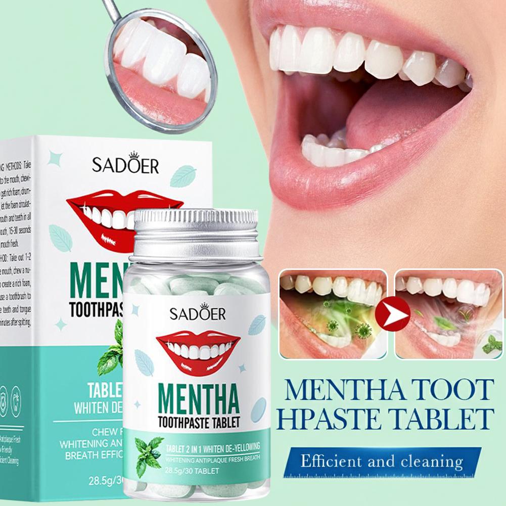 ยาสีฟันเม็ดมิ้นท์ รสชาติมิ้นท์ - Teeth Whitening Filter บทวิจารณ์และราคา