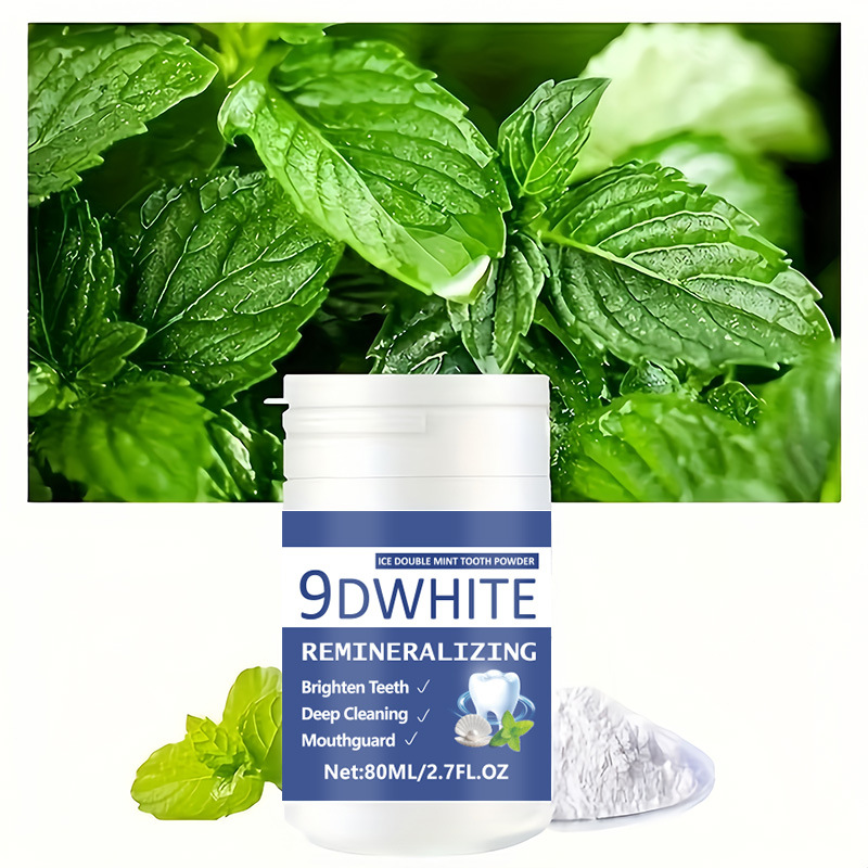 ผงฟอกสีฟัน 9D สีม่วง 80 มล. ผง - Teeth Whitening Usa บทวิจารณ์และราคา