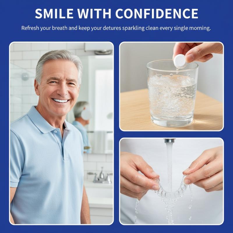 เม็ดทำความสะอาดฟันปลอมสำหรับกา - Teeth Whitening Usa บทวิจารณ์และราคา