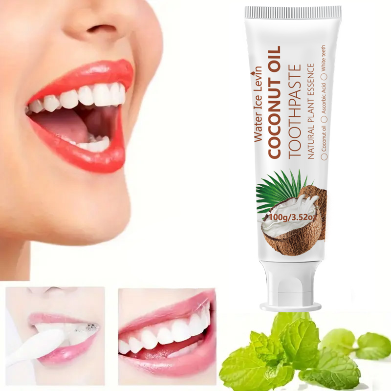 ยาสีฟันน้ำมันมะพร้าว 100 กรัม  - Teeth Whitening Natural บทวิจารณ์และราคา