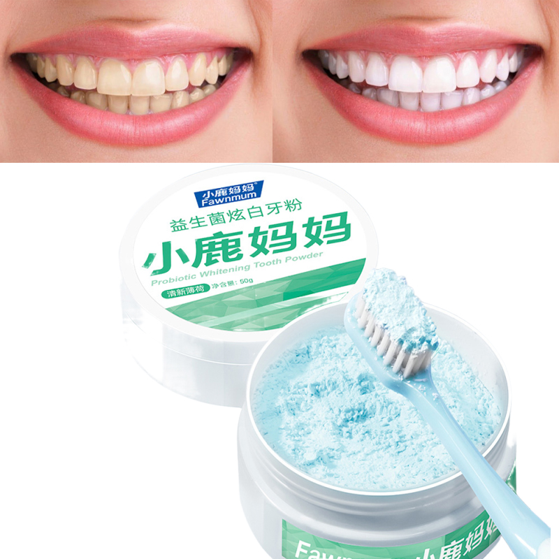 Fawnmun 50g ผงฟันเปิดใช้งานโปร - Whitening Powder Activated บทวิจารณ์และราคา
