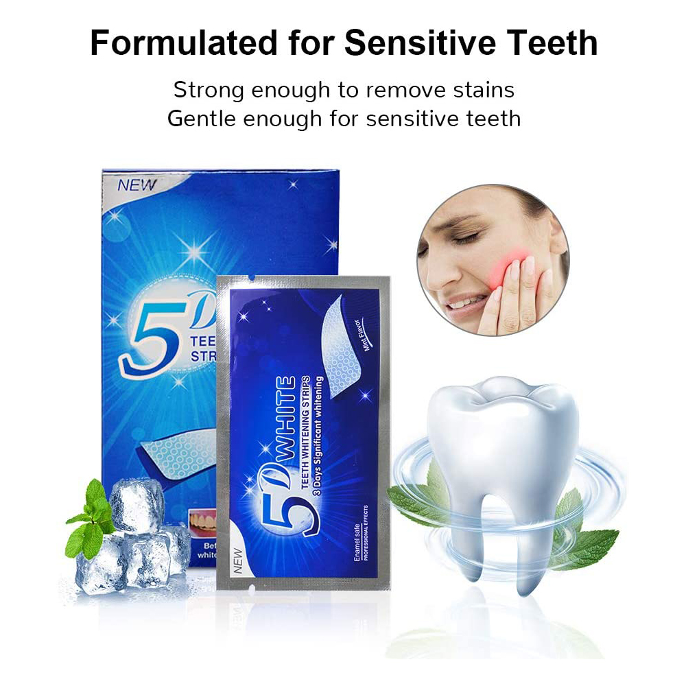 แผ่นฟอกสีฟันขาว 5D ไวท์เทนนิ่ง - Teeth Whitening Session บทวิจารณ์และราคา